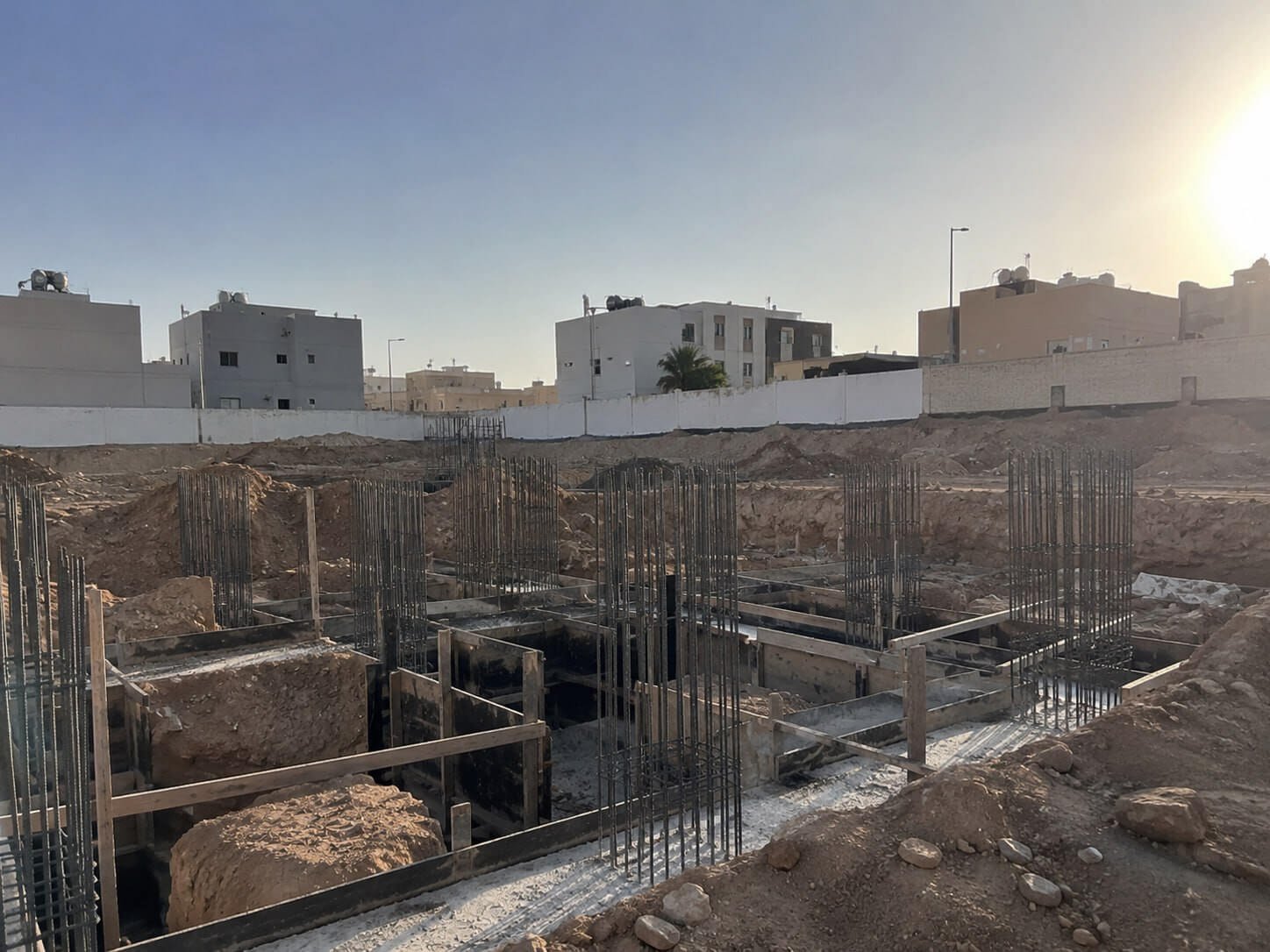 صب الخرسانة المسلحة