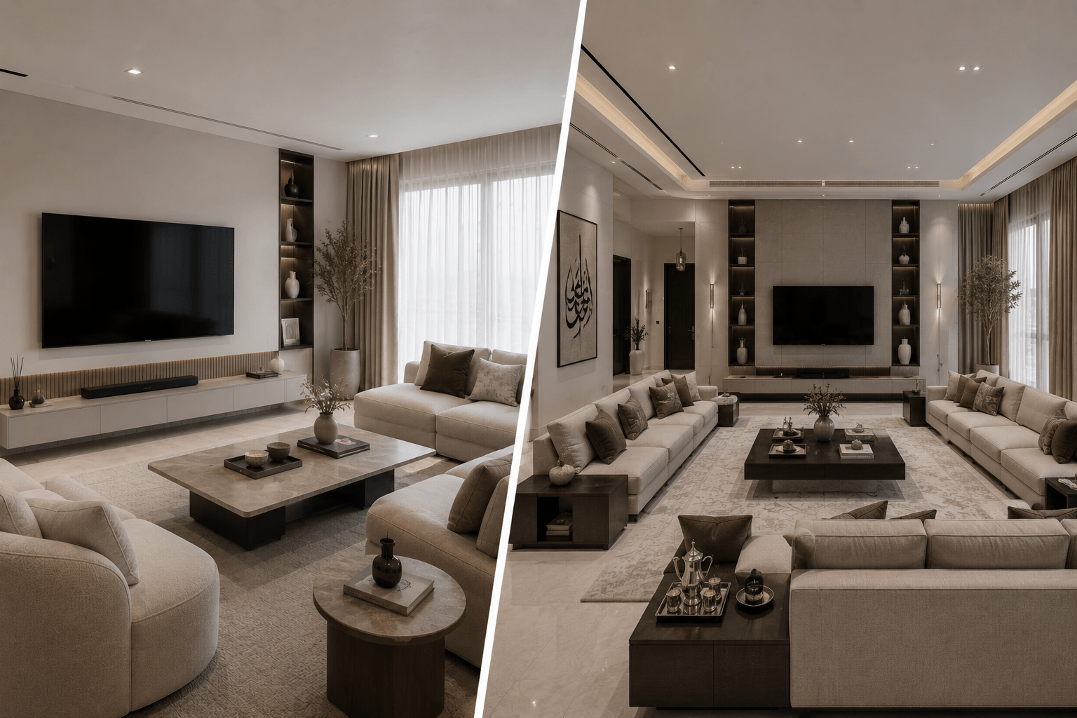 Majlis and living room design