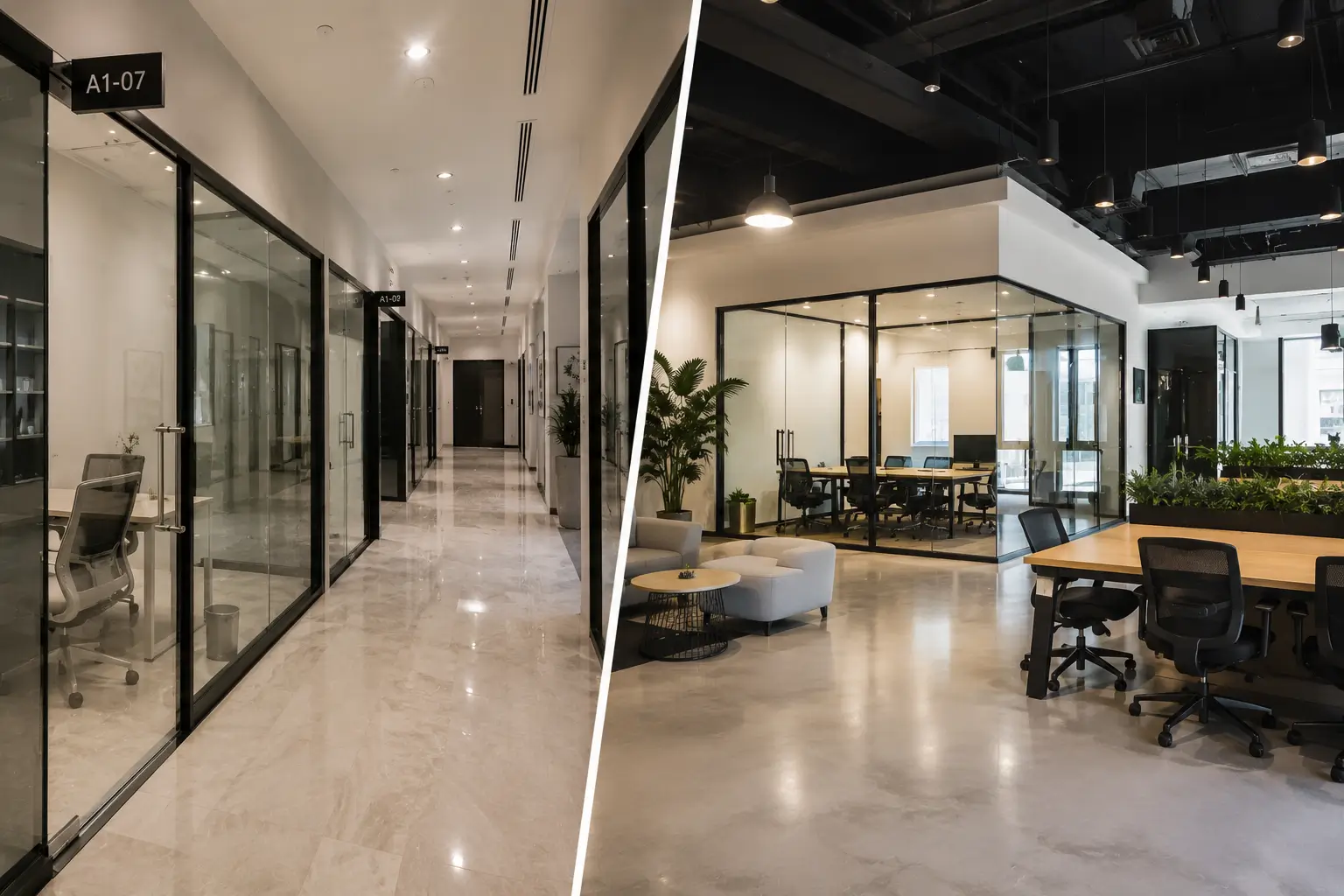 Office and commercial space design