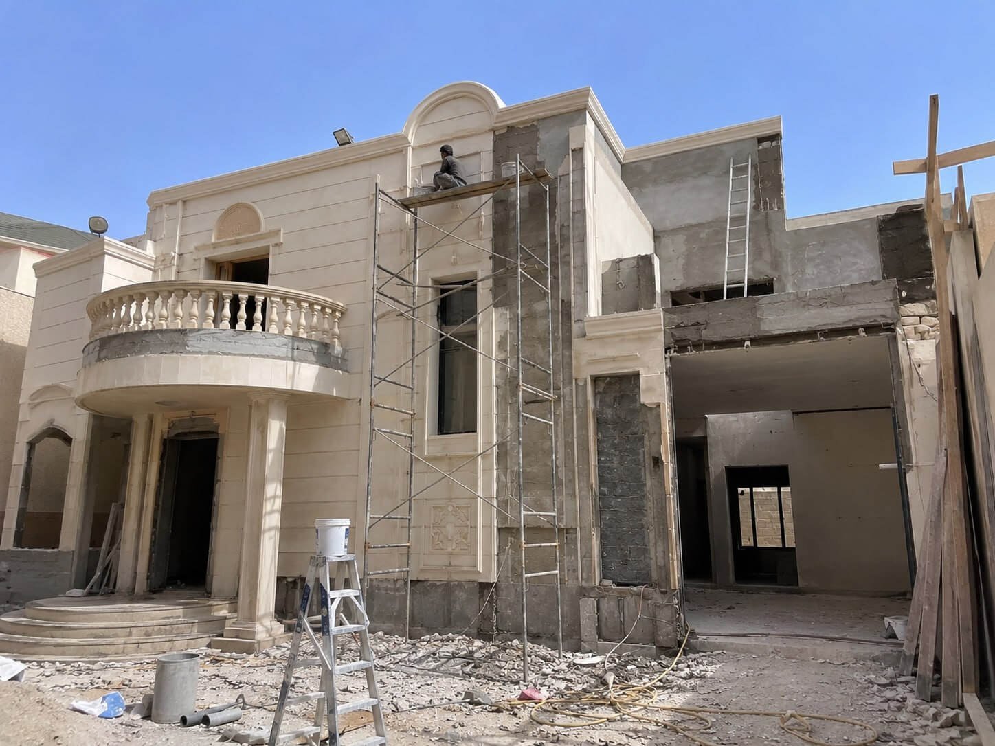 ترميم فيلا قديمة كاملة